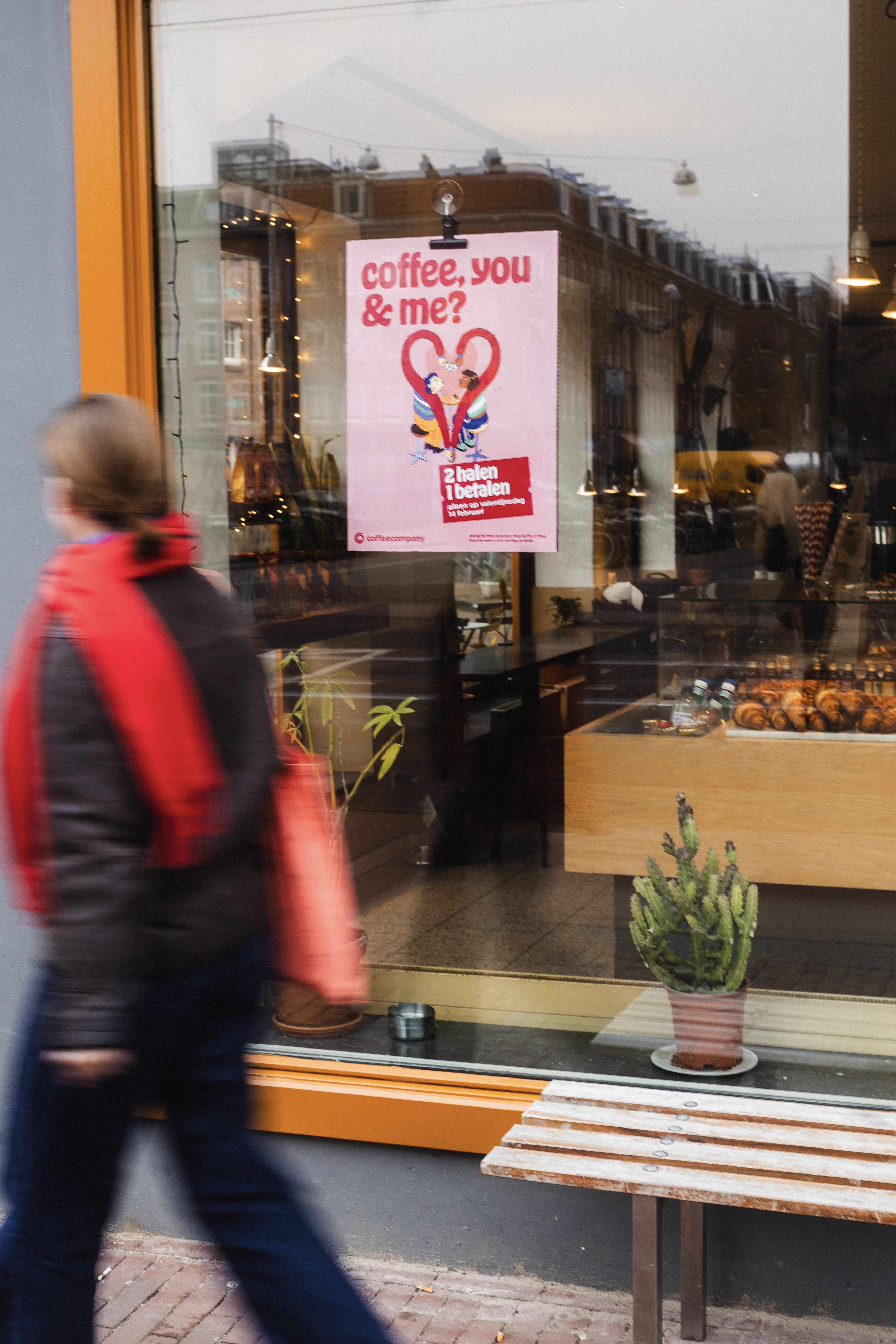 Valentijn bij coffeecompany: 2 halen, 1 betalen